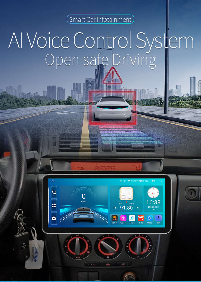 For Mazda 3 2004-09 10.33" IPS Car Stereo Radio 8Core Android 12 CarPlay GPS DSP