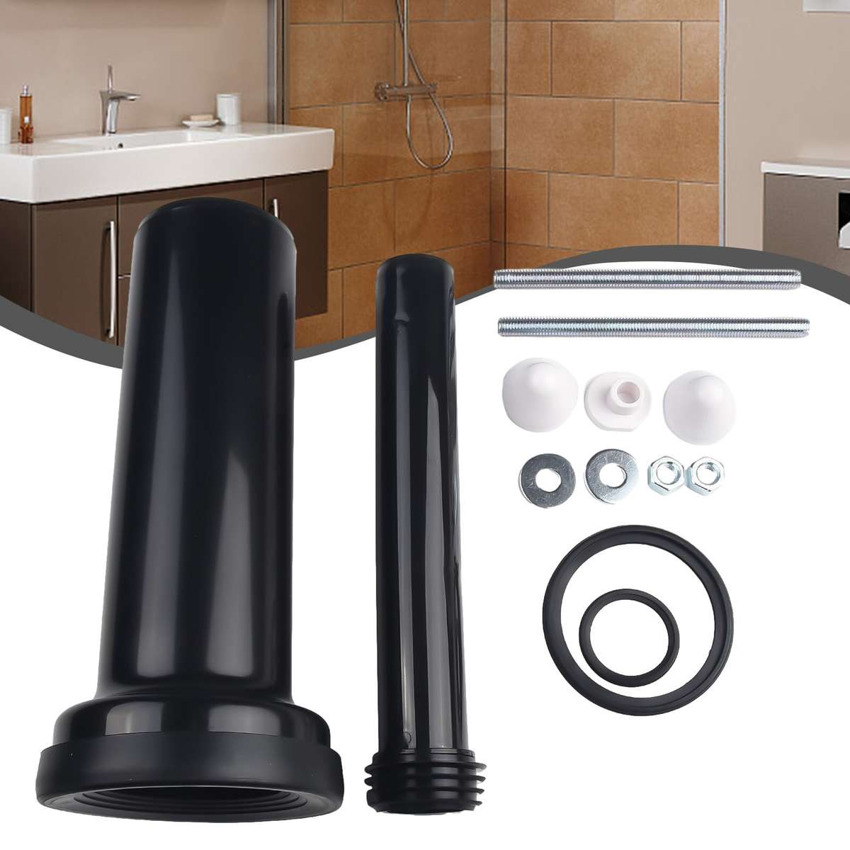 300mm For Cistern Wall Hung WC-Frame Pan Connect Pipe 152.426.46.1