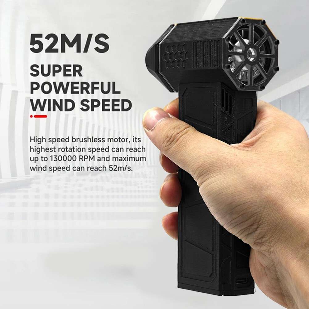High-Speed Blower Compressed Air Duster Magnetic Nozzle Design 130000 RPM