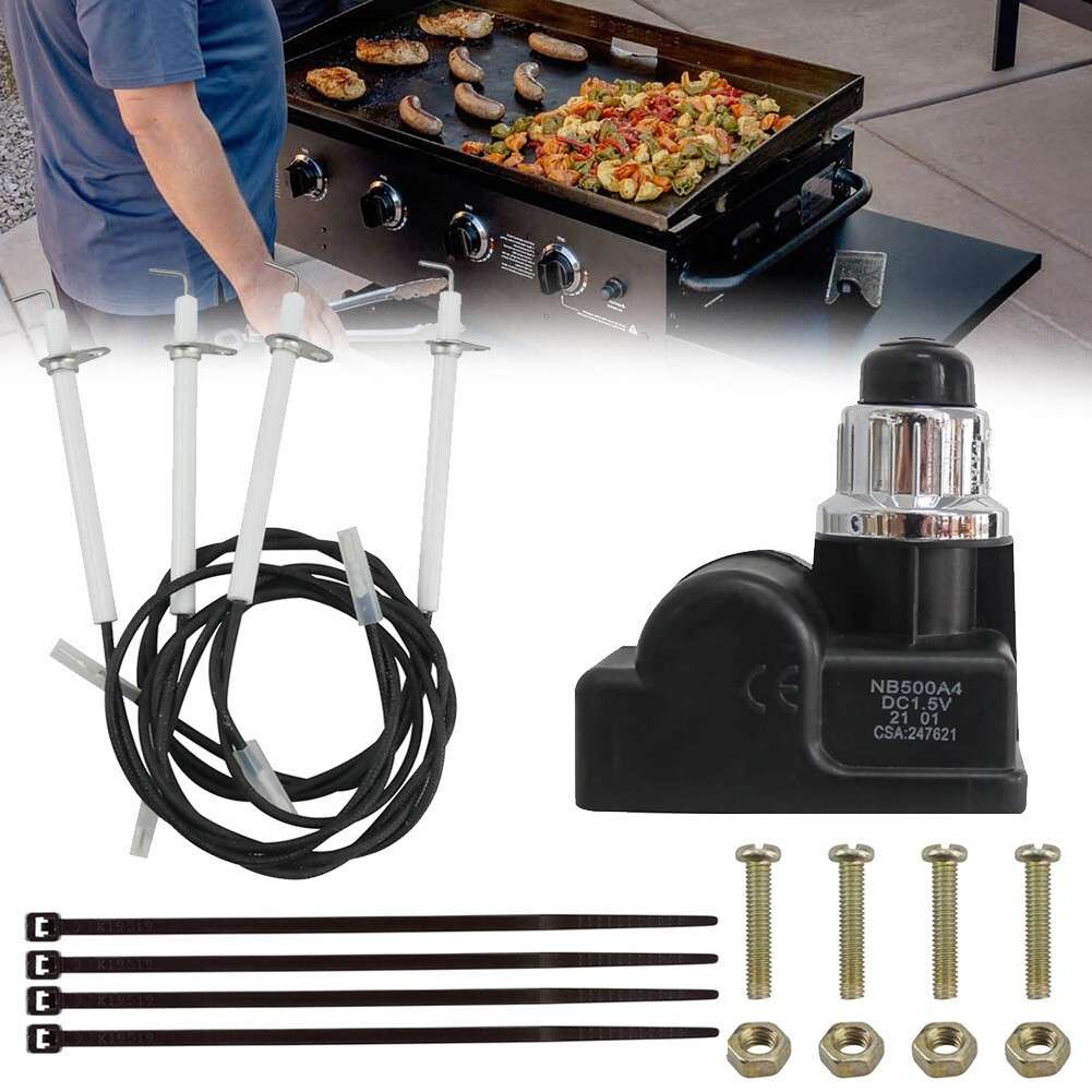 For 36 Inch Griddle Grill for IGNITION Kit Push Button Electronic-Bat