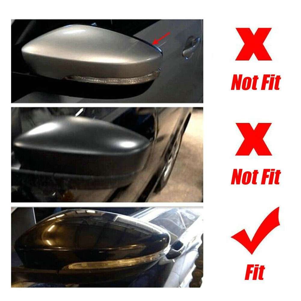 Left Driver Side Rear View Mirror Cover Cap For CC For Eos For Passat 2012-2016