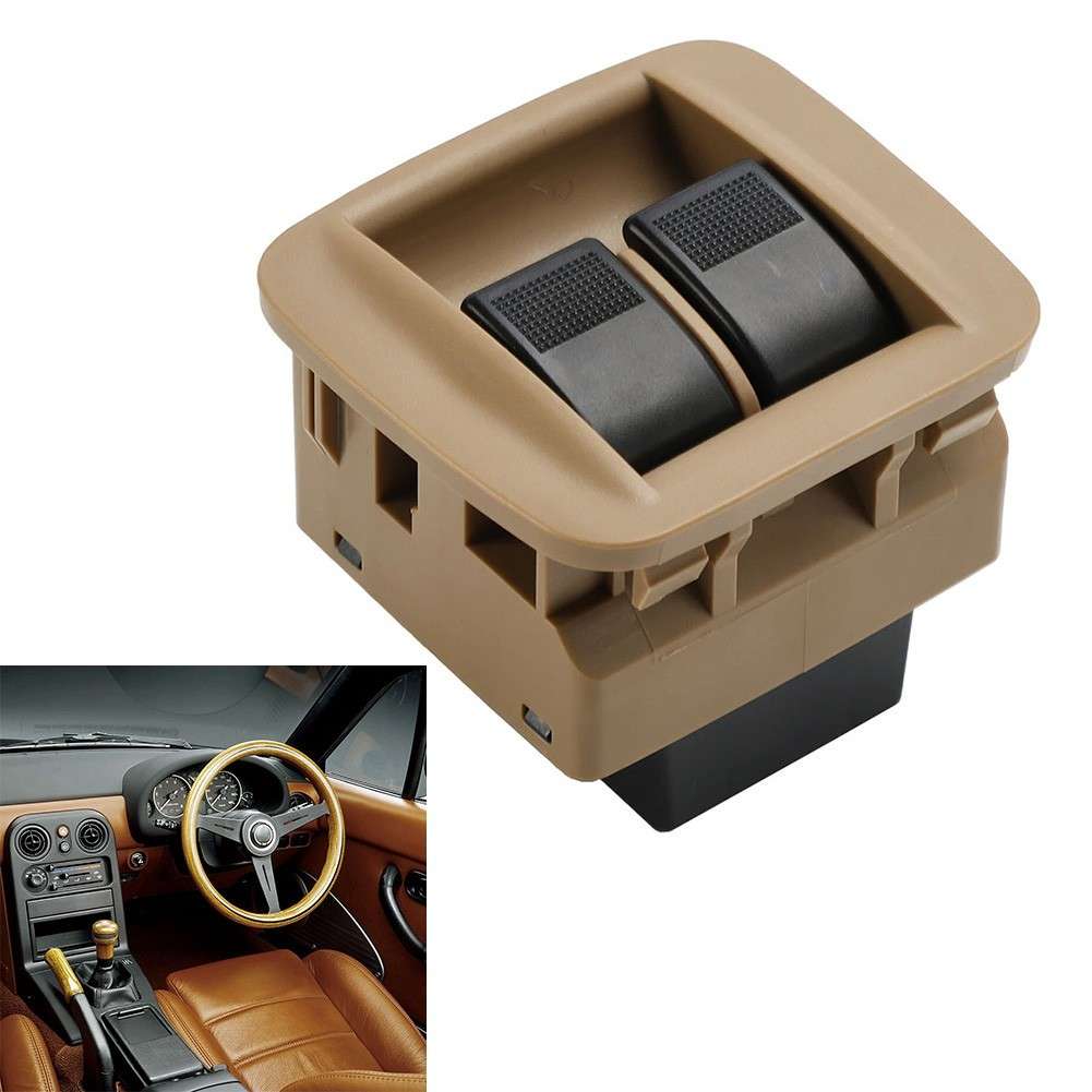 Center Console Power Window Switch NC11-66-350B-21 for Mazda Miata 1998-2000