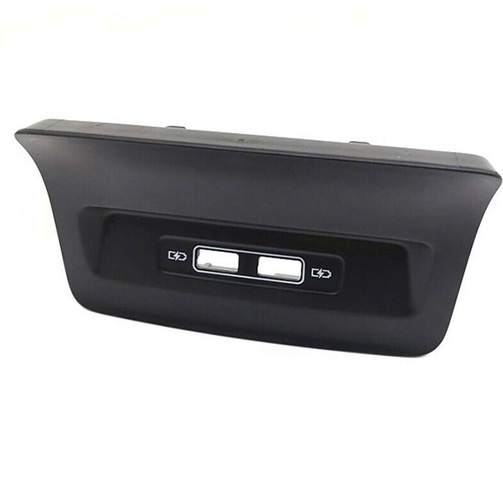 Rear USB Charger Port Socket Kit Upgrade Double Cover For Skoda 5Q0035726L