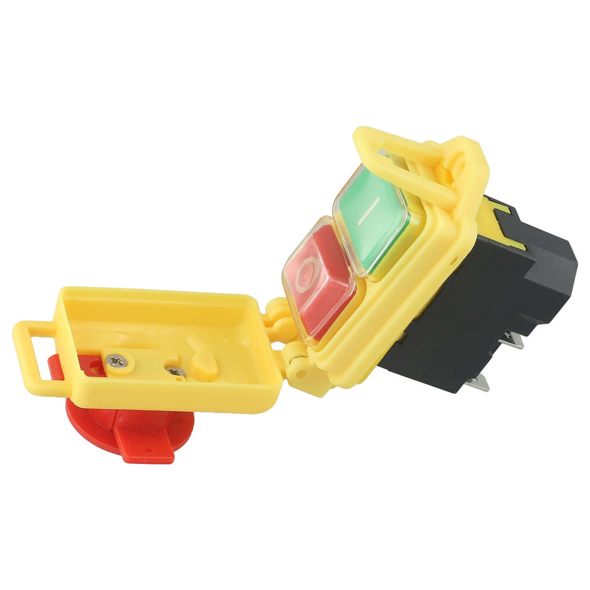 5Pin Electromagnetic Pushbutton Switch KJD17B For Safe Lathe Operation