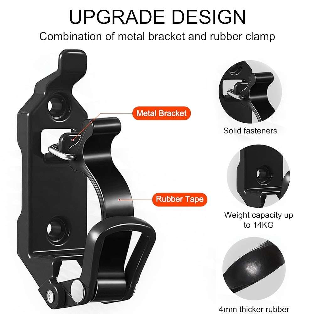 Reliable Wall Mounting Brackets For Shovel Convenient And Secure Storage