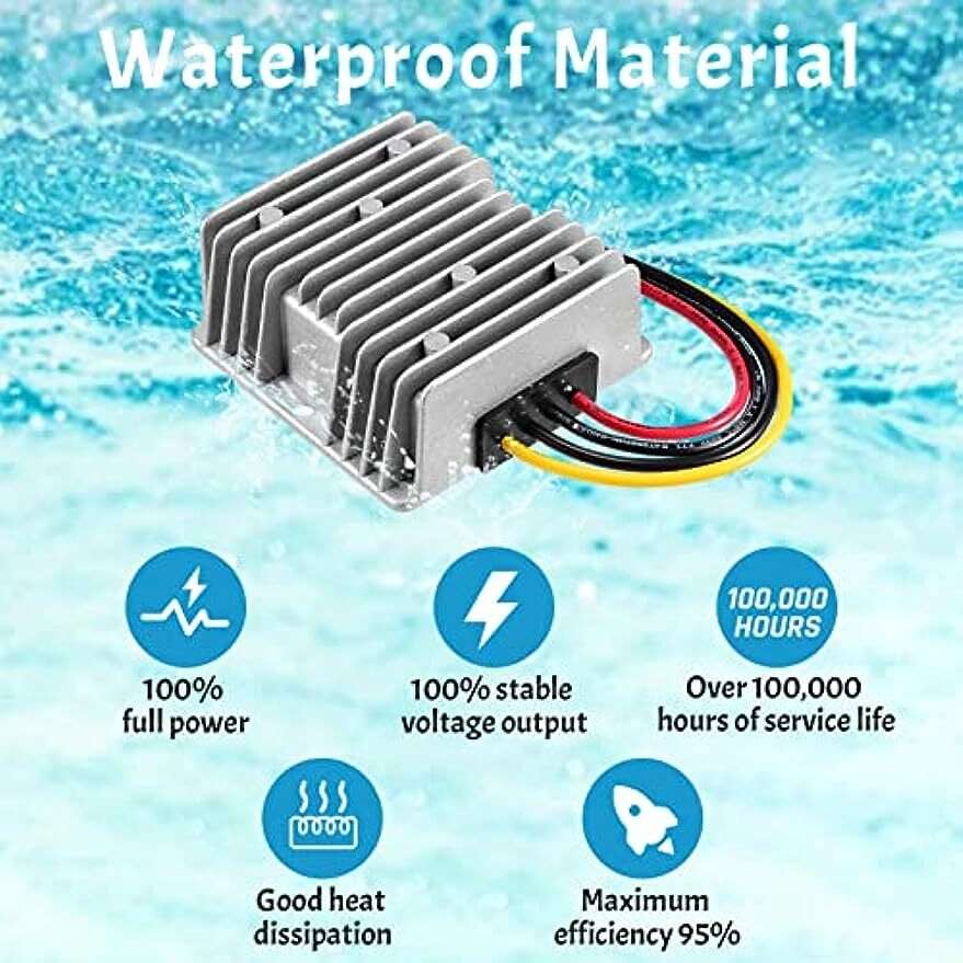 Converter Regulator Reducer DC 48V to DC 12V 20A 240W Waterproof Transformer