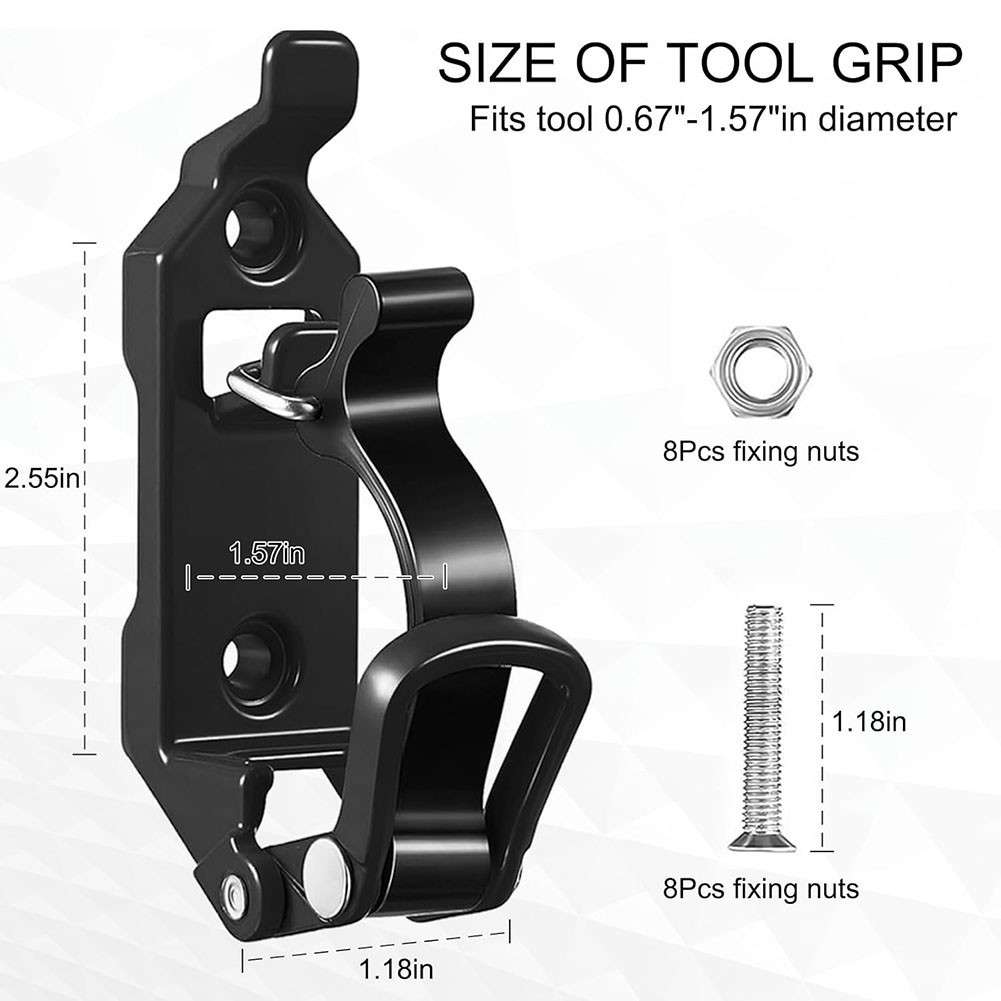 Reliable Wall Mounting Brackets For Shovel Convenient And Secure Storage