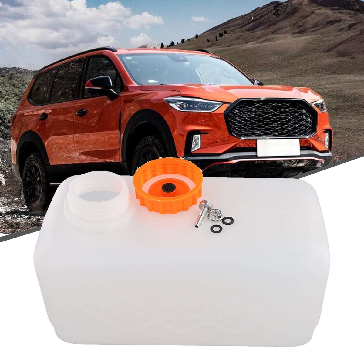 Plastic Fuel Tank For Car Boat Truck Air Diesel Parking Heater 5L Capacity