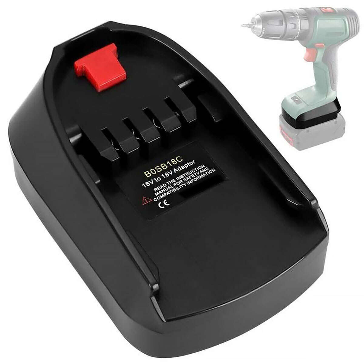Adapter For Bosch BAT Series 18V Li-ion Battery Convert to PBA Series Power Tool