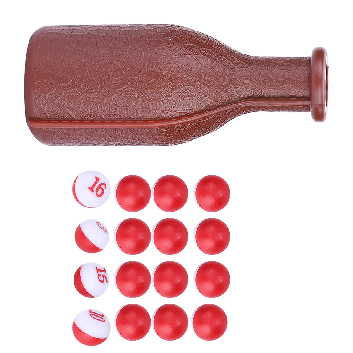 Billiard Shaker Bottle And 16 Numbered Tally Balls Pool Dice Billiards CW