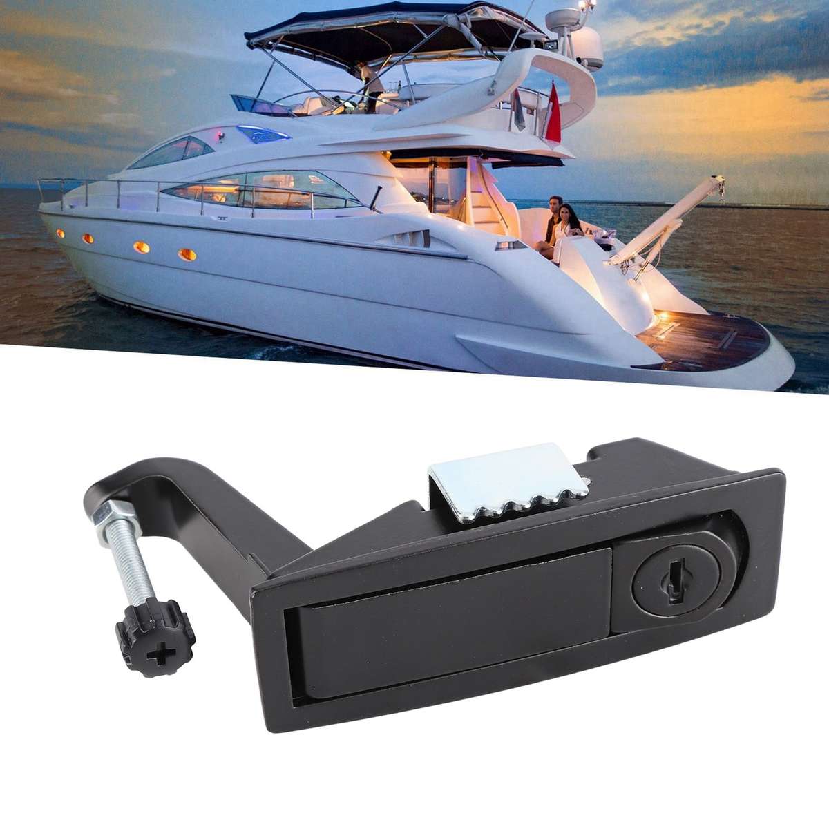 AN8 Large Male To Male Straight Bulkhead Fitting Connector & Nut