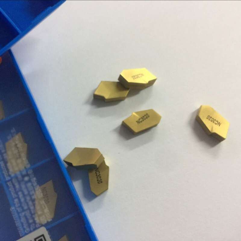 10pcs SP400 NC3020 GTN-4 Grooving Cut-Off Carbide Inserts 4mm-Width ZQMX4N11-1E