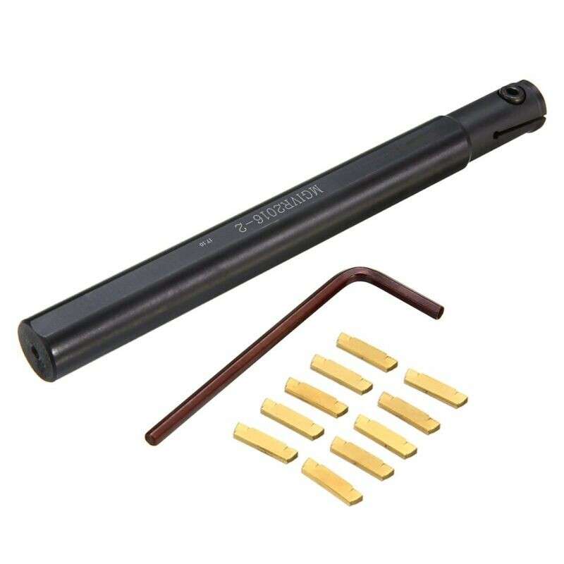 MGIVR2016-2 Lathe Turning Tool Boring Bar Holder & MGMN200 Inserts & Wrench-Set