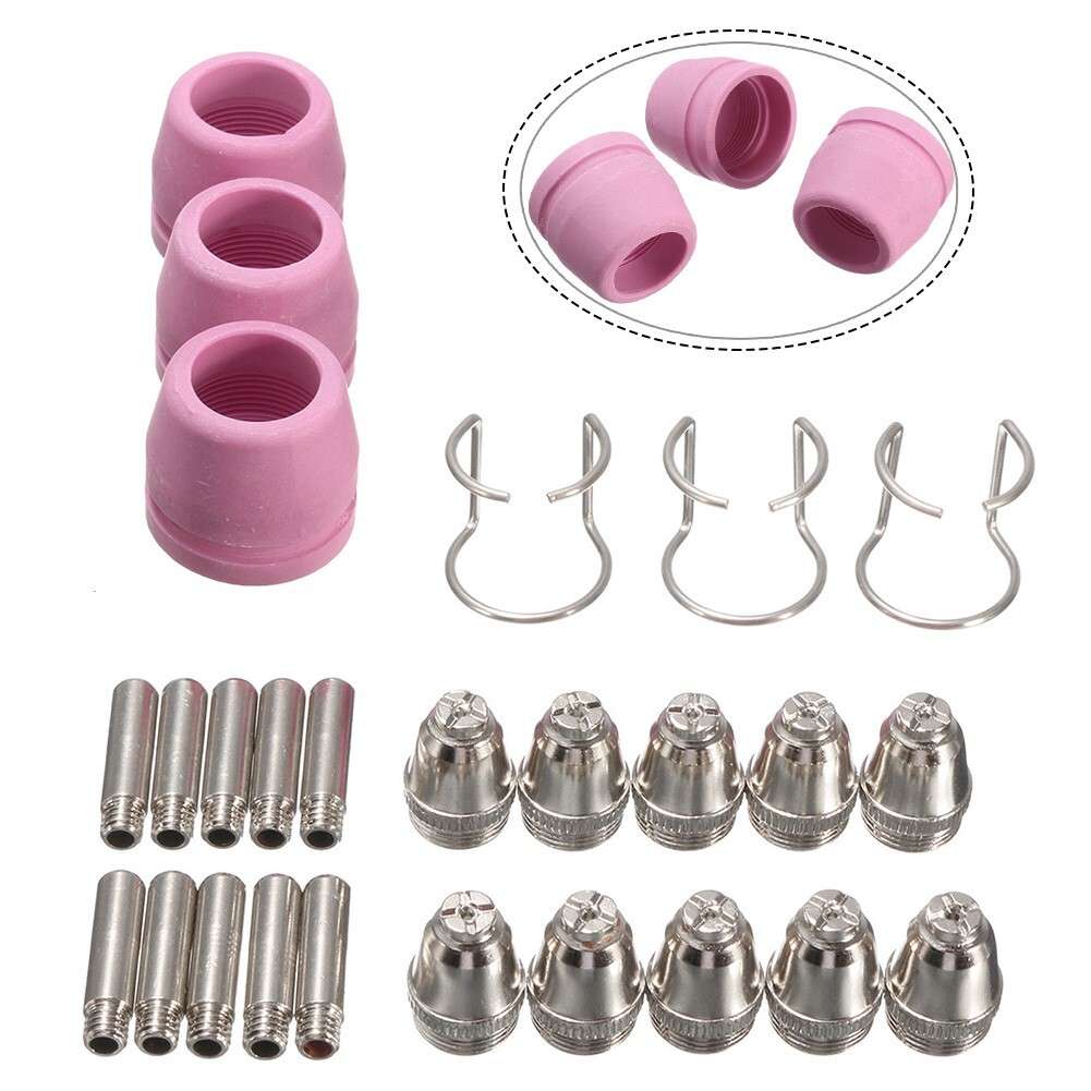 26pc Tips Plasma Cutter Consumable LTP5000D/LTPDC2000/LTPAC2500/NozzleFor Lotos