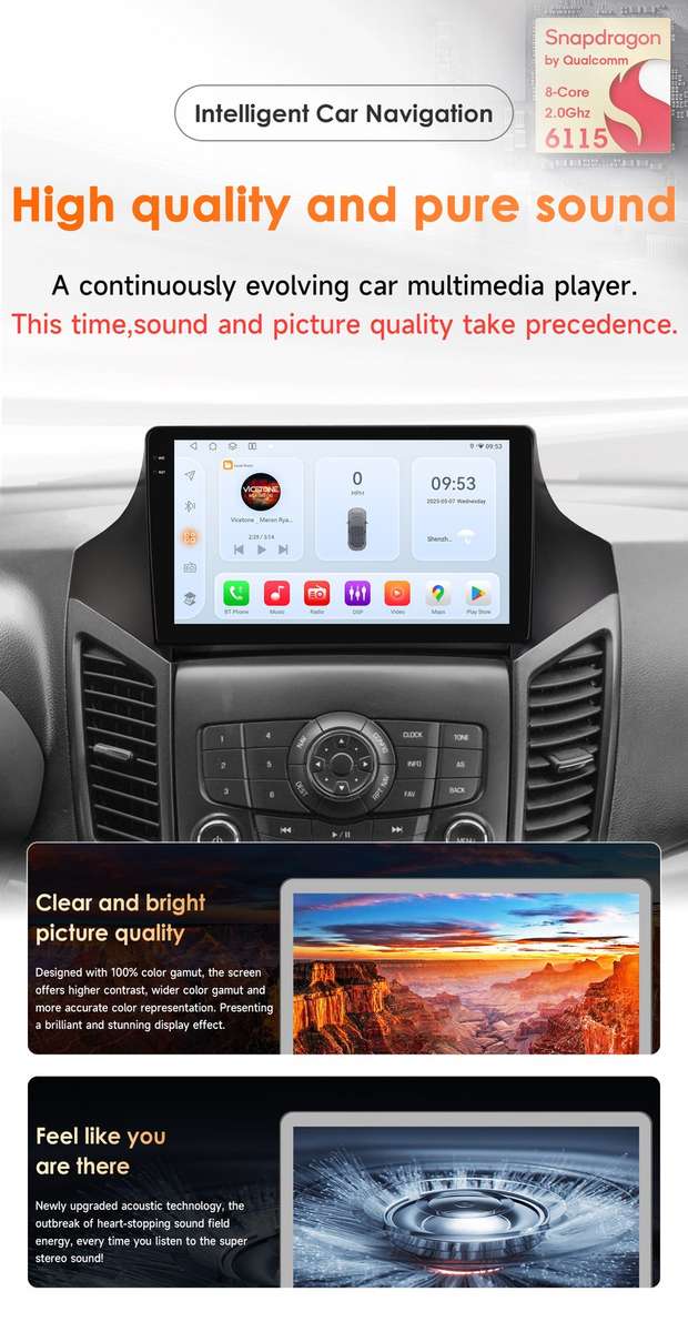 8Core Android 14 GPS For Chevrolet Orlando 2010-2018 Carplay Radio DSP Stereo BT