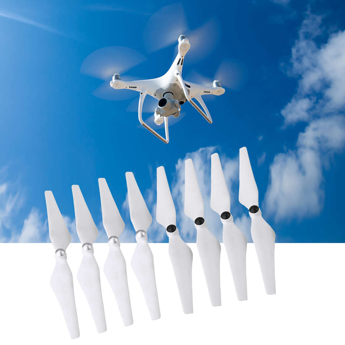 8pcs Set CW CCW SelfLocking Propellers Quadcopter Blade For Phantom 2/3