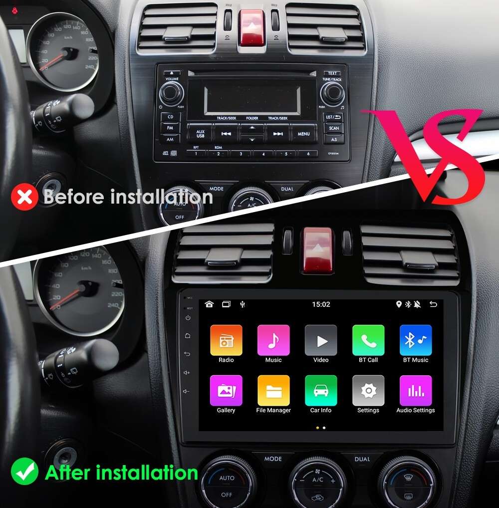 9" Android 13 Car Stereo Radio GPS Carplay For Subaru Forester Impreza 2012-2014