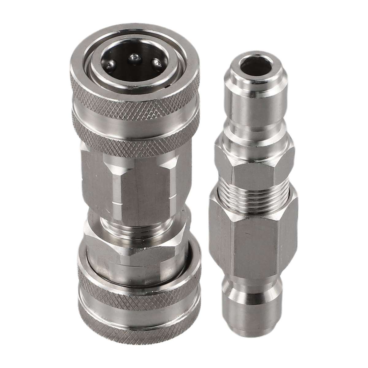 4Pcs NPT 3/8 Inch Pressure Washer Adapter Stainless Steel Quick Connect Fitting