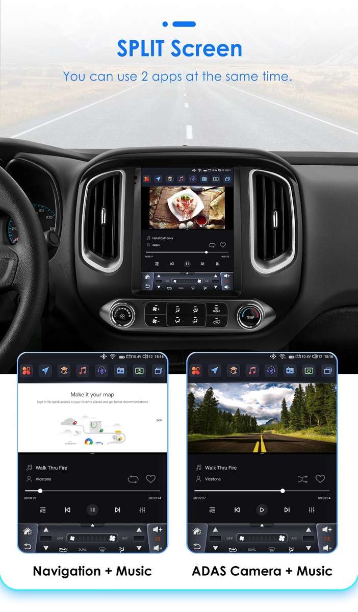 9.7'' For Chevrolet Colorado 2015-2019 GMC Canyon 8Core Android 13 Car Radio GPS