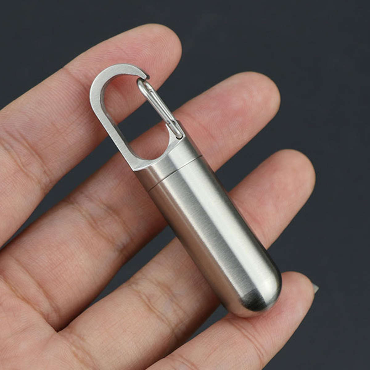 (S)J21 Stainless Steel Medicine Container Sealing Waterproof Portable Mini CH