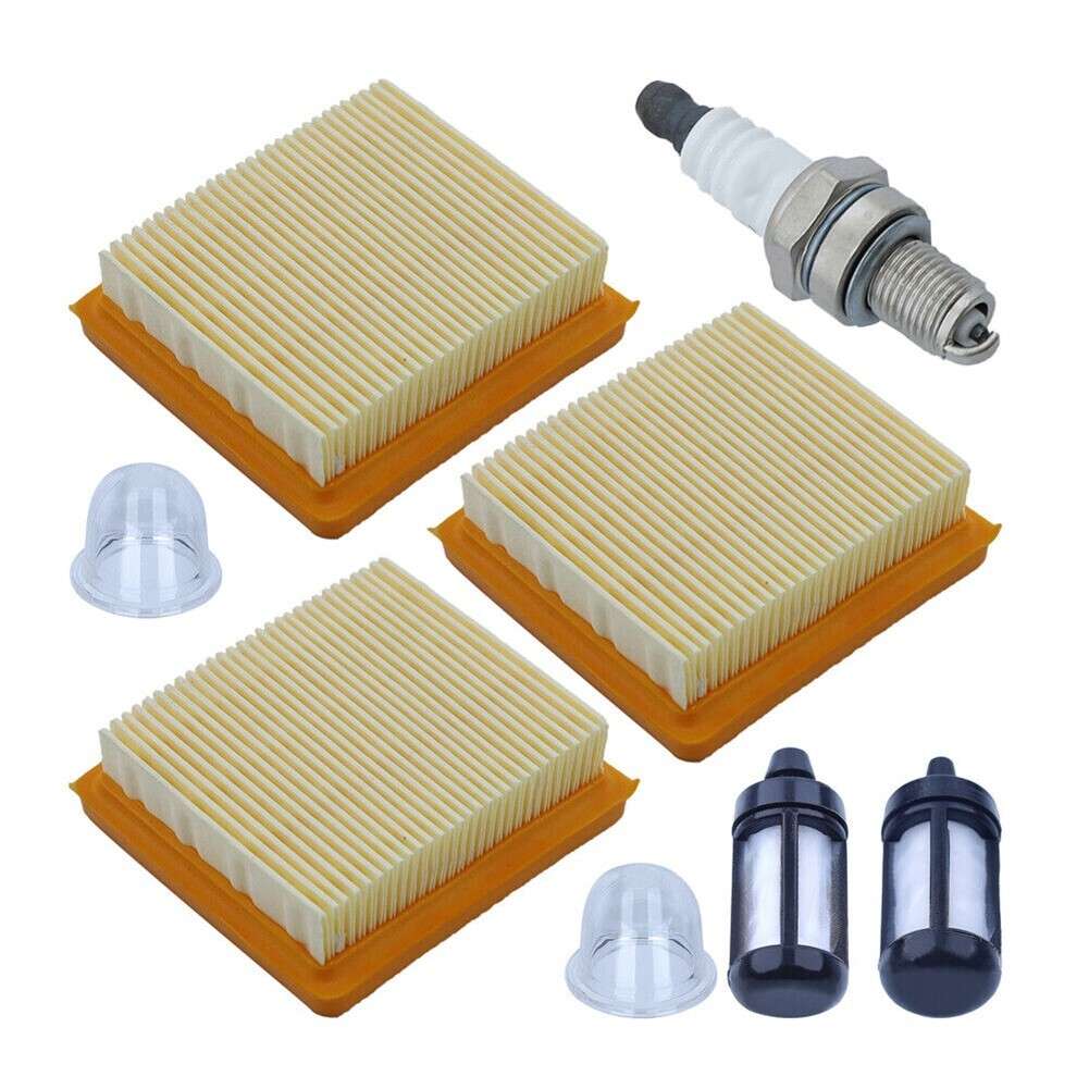 Air Fuel Filter Plug Prime Bulb For-Stihl FS91/FS91R/KM91R FS89 FS131 FC96 Parts