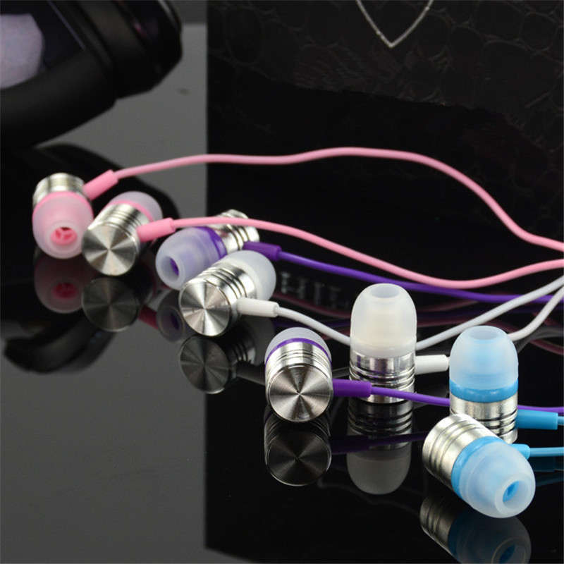 FREE SHIPPING -3.5mm In-ear Stereo Earbuds Headphone Earphone Headset for Samsung iPhone iPod