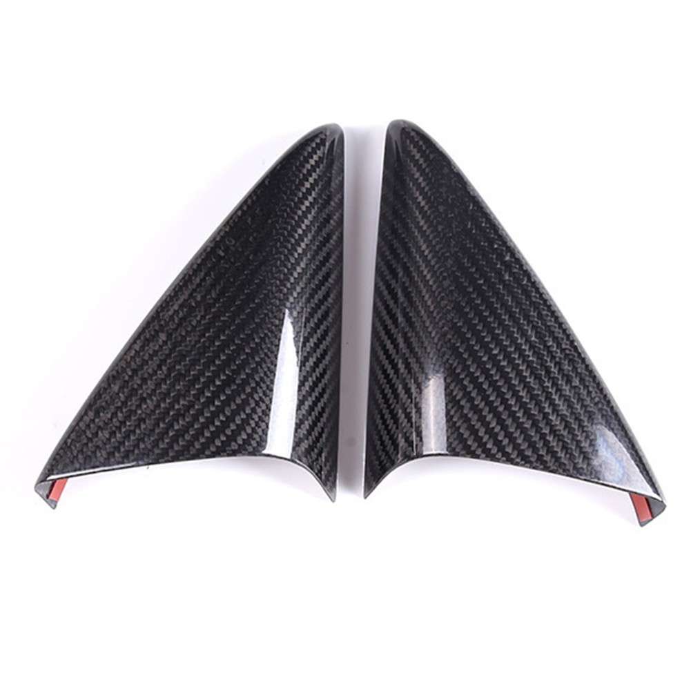 Real Carbon Fiber Interior A-pillar Panel Trim Cover For Supra A90 2019-2022