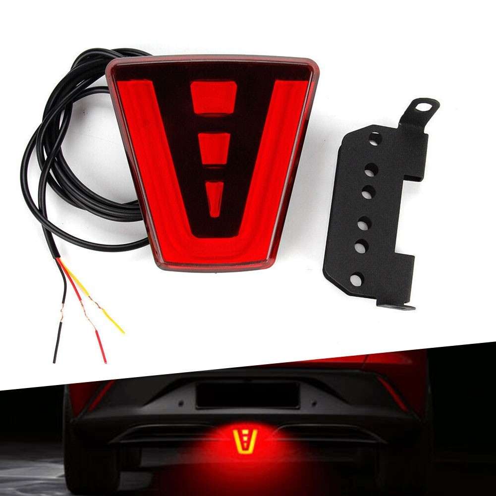 LED F1 Style Red Third Rear Tail Brake Light Stop Fog Lamp