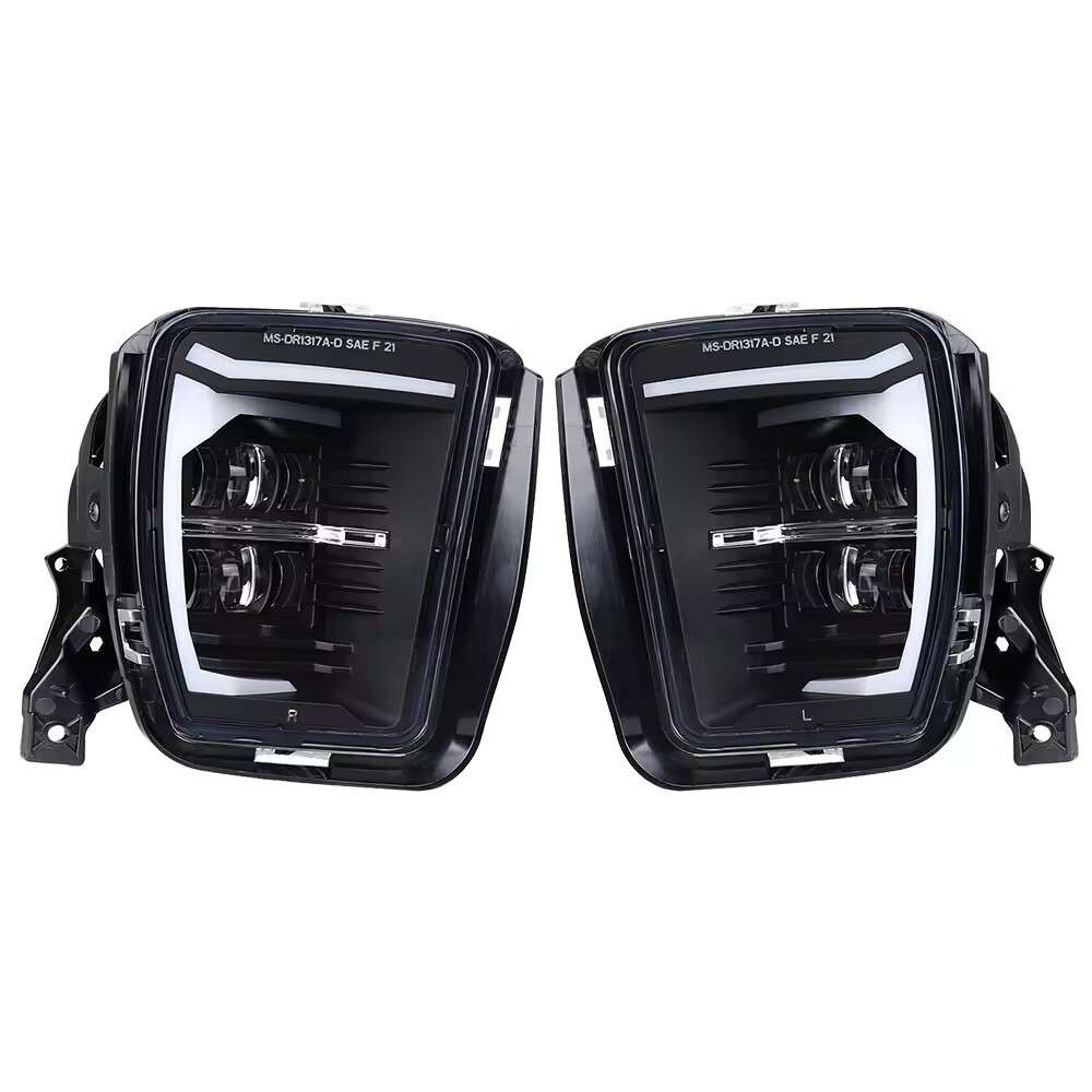 For Dodge RAM 1500 2500 3500 2013-2018 LED Front Bumper Fog Light with DRL