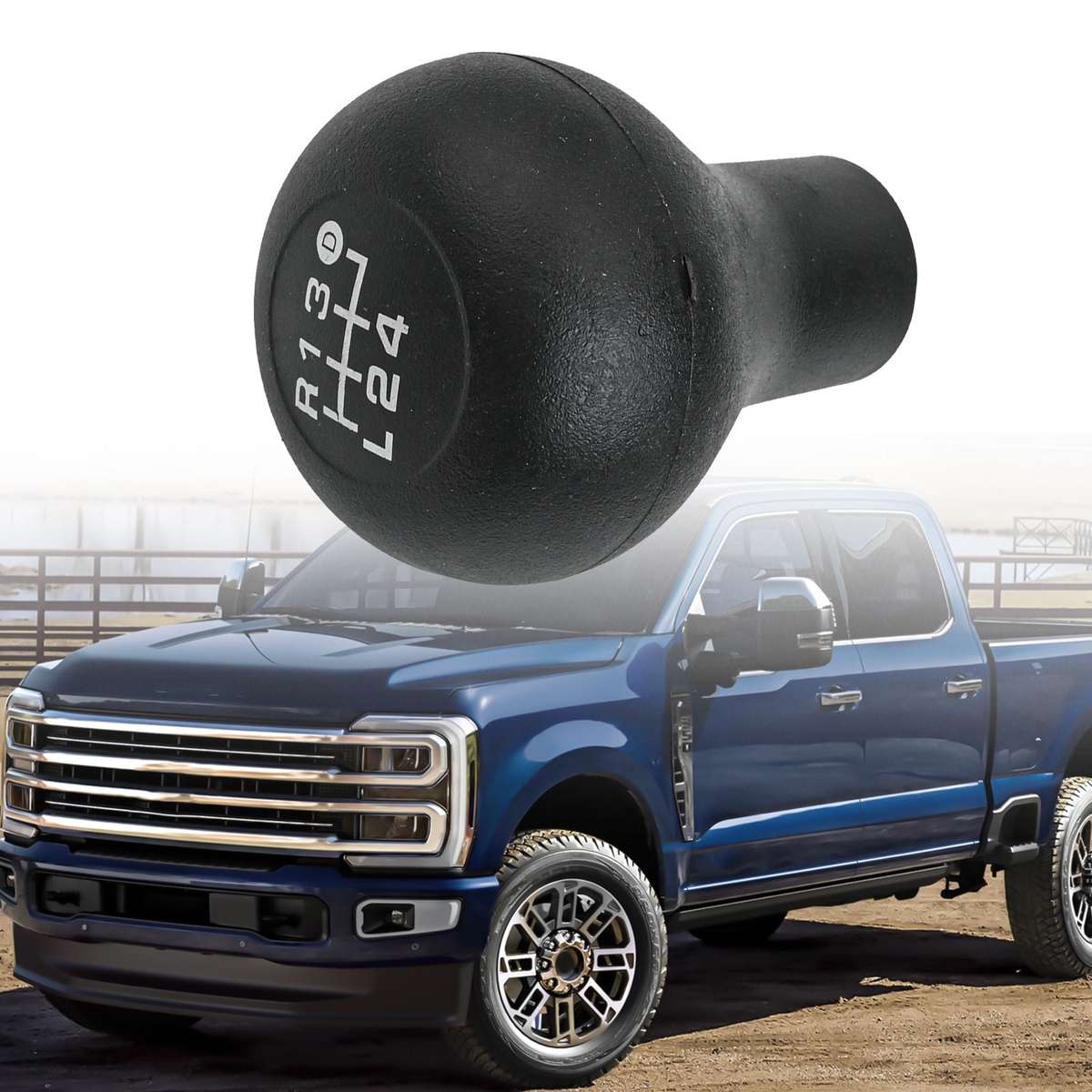 Shift Knob Manual Transmission For Ford FOR Super Duty F-250 ZF6 F81Z7213AA