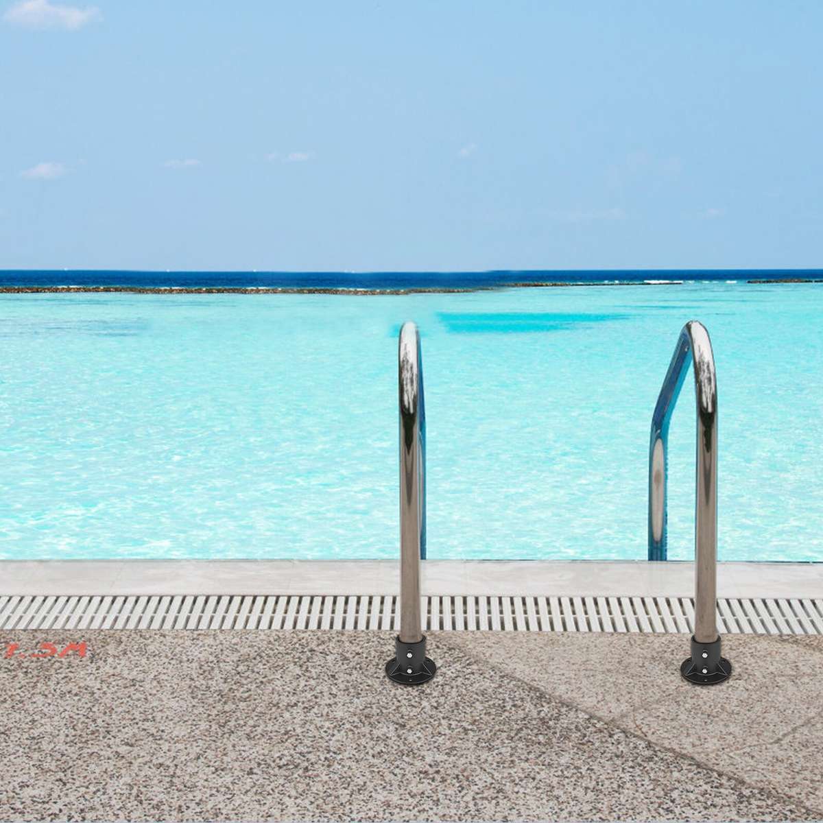 Adjustable Chain Link Fence Post Flange For Easy And Secure Concrete Mounting