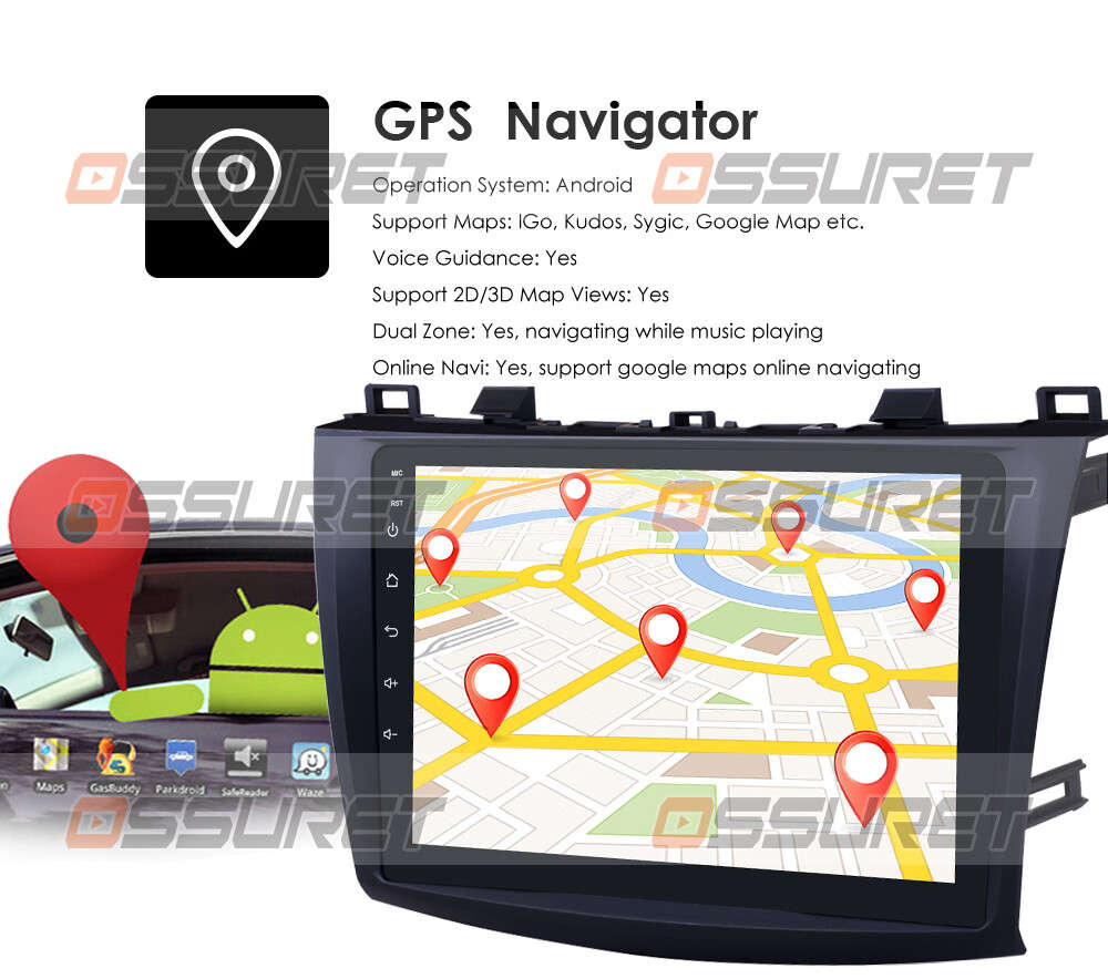 32GB Android 12 Car Radio Stereo GPS Navigation Player For Mazda 3 2010-2013