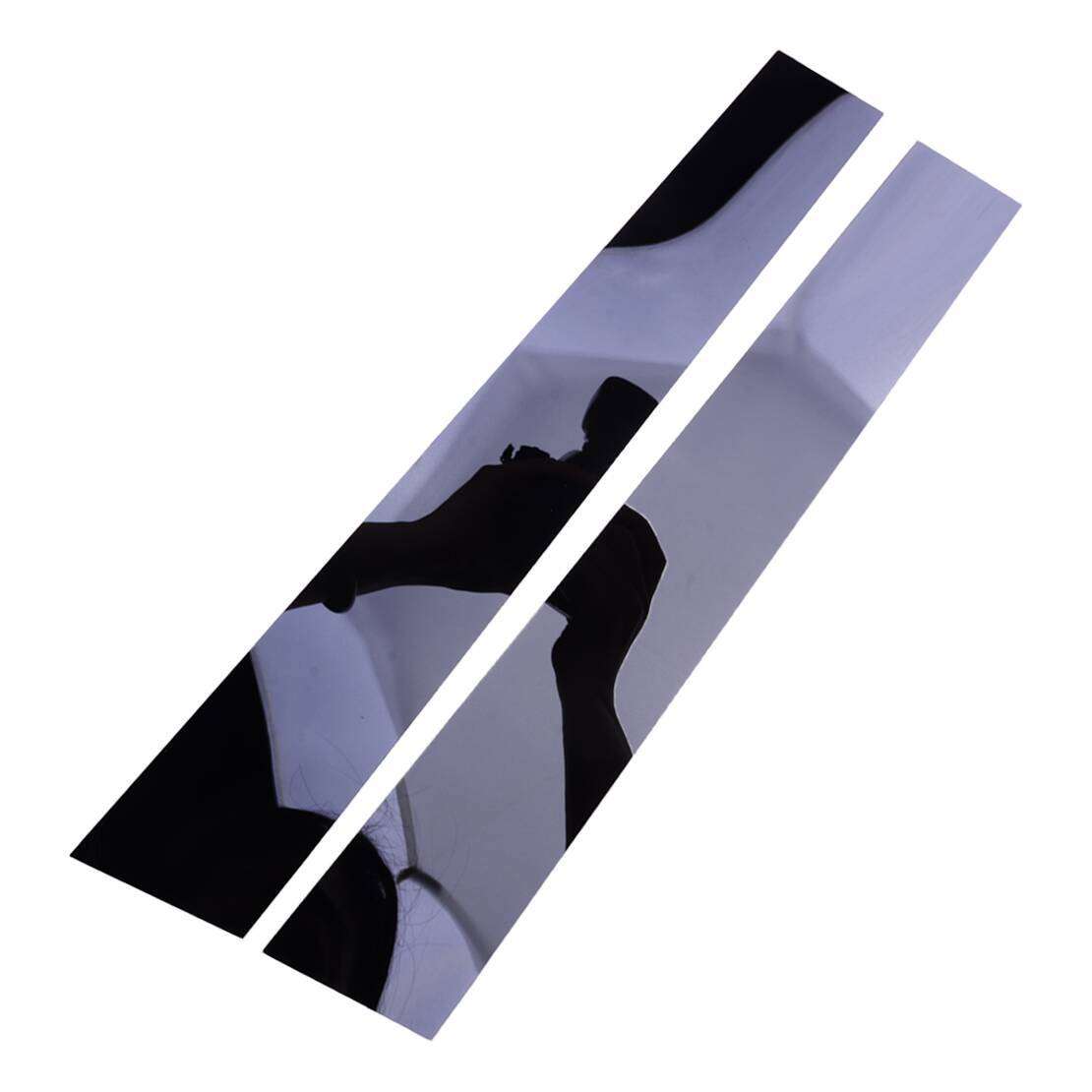 Black Door Window B Pillar Post Cover Trim Set Fit for Kia Soul 10-2013 PC