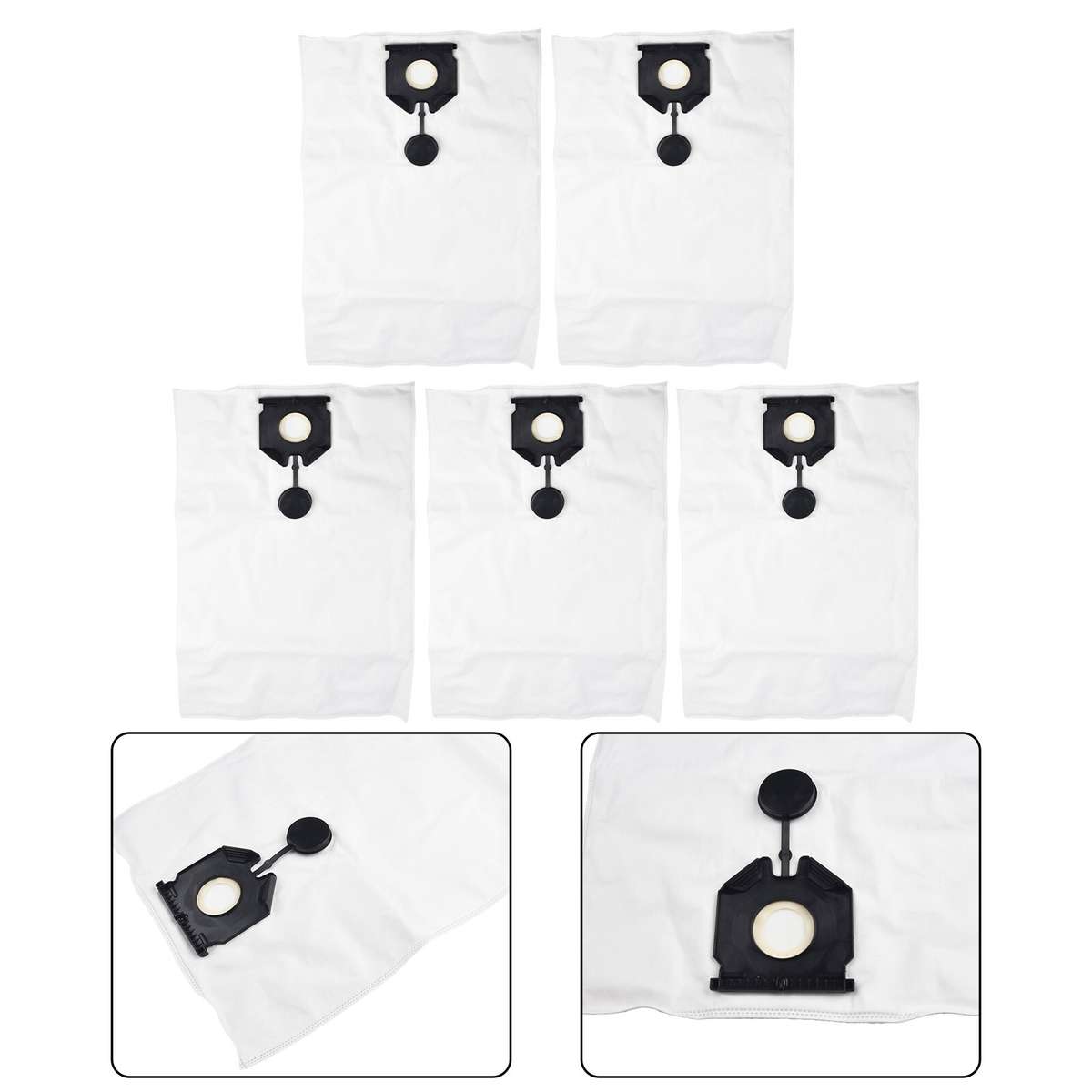 5 Vacuum Cleaner Bags Suitable For K?r/cher 2.889-154.0 NT30/1,30L Replacement/
