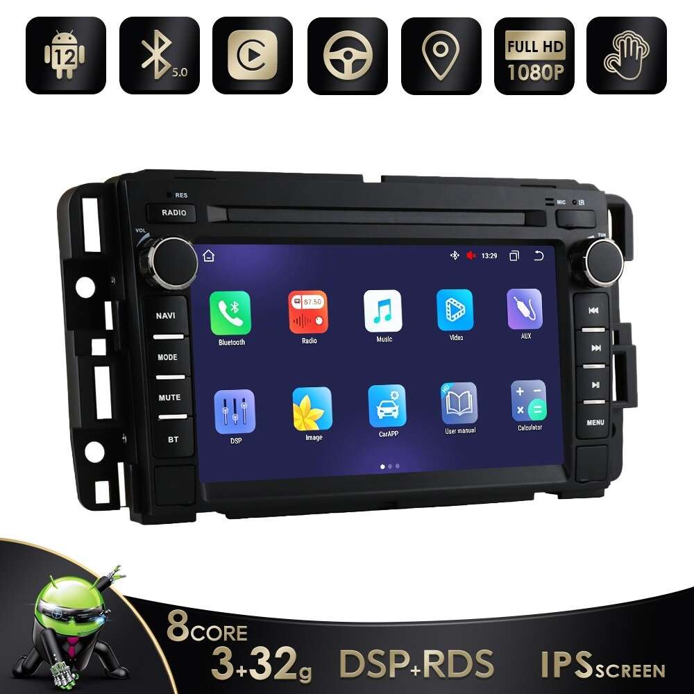 7" Android12 Car Stereo GPS for Chevrolet GMC Radio WiFi 4G In Dash Head unit US