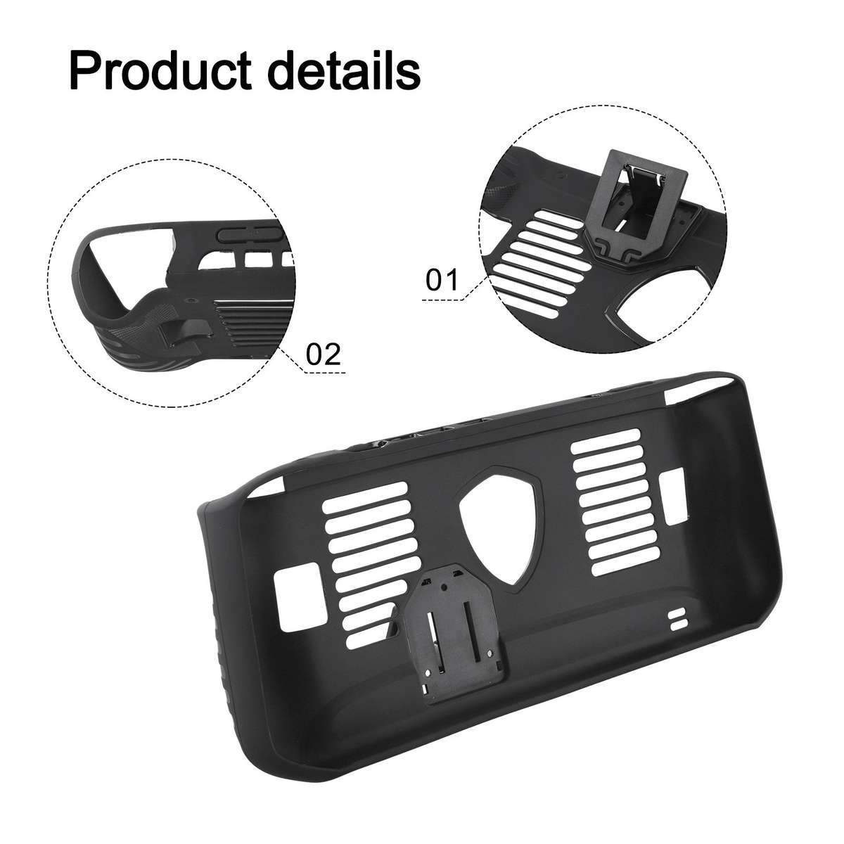 For MSI Claw 8 AI+ Cover Shell Soft Material Easy Access With Kickstand