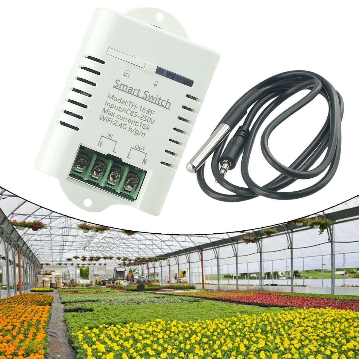 WiFi Wireless Temperature Switch Module Sensor APP DIY Timing Control Waterproof