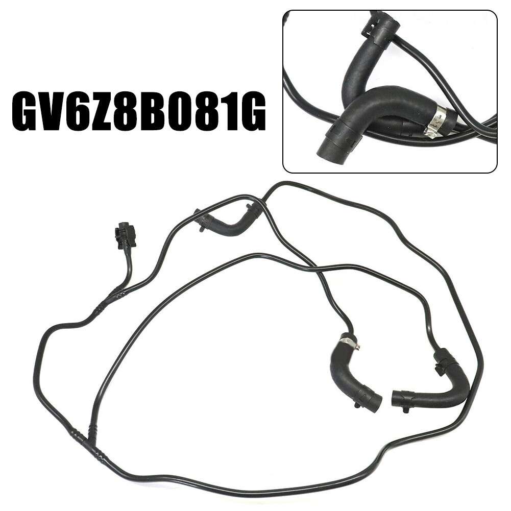 Black Radiator Coolant Hose For Ford Escape 2017 2019 Easy Installation