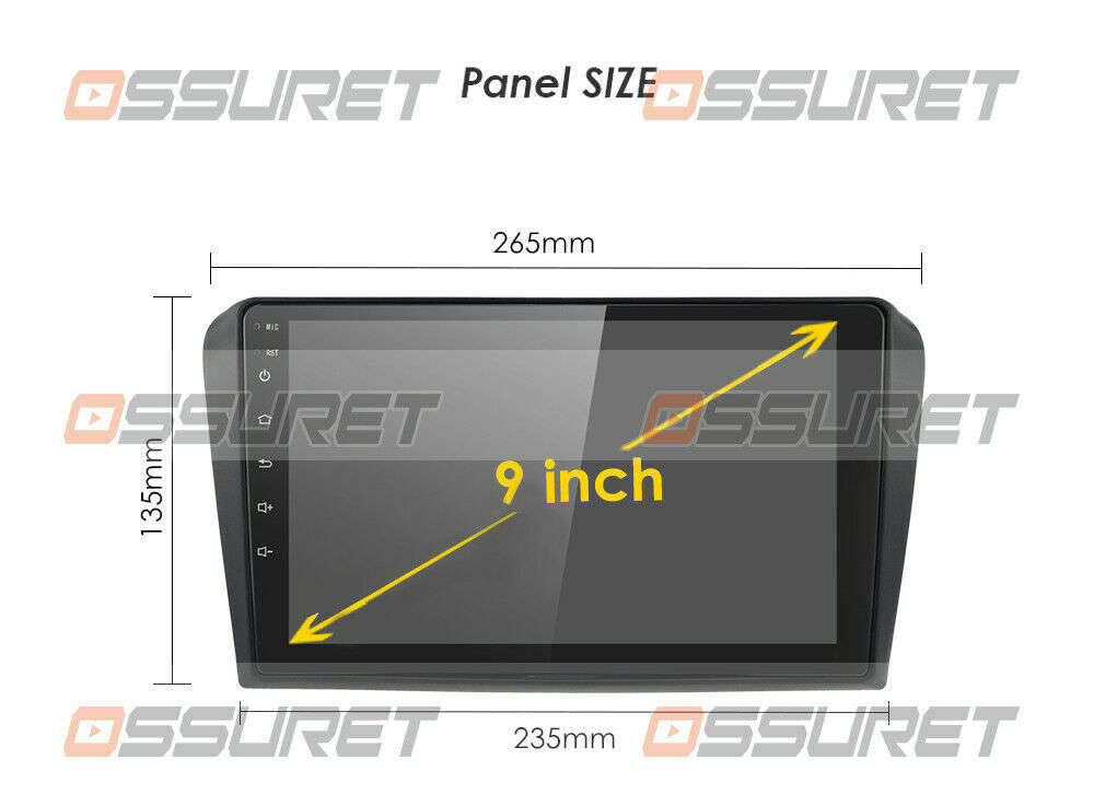 9"For Mazda 3 2004-2009 Carplay Radio GPS Stereo Android 13 2+32GB Navi RDS Wifi