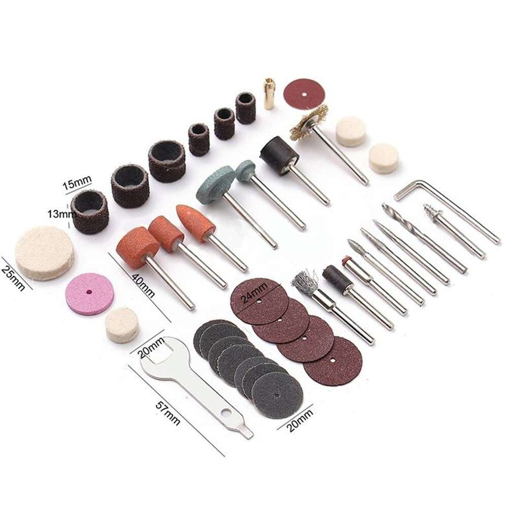 40pcs Multi Purpose Rotary Tool Accessories For Grinding And Polishing Tasks