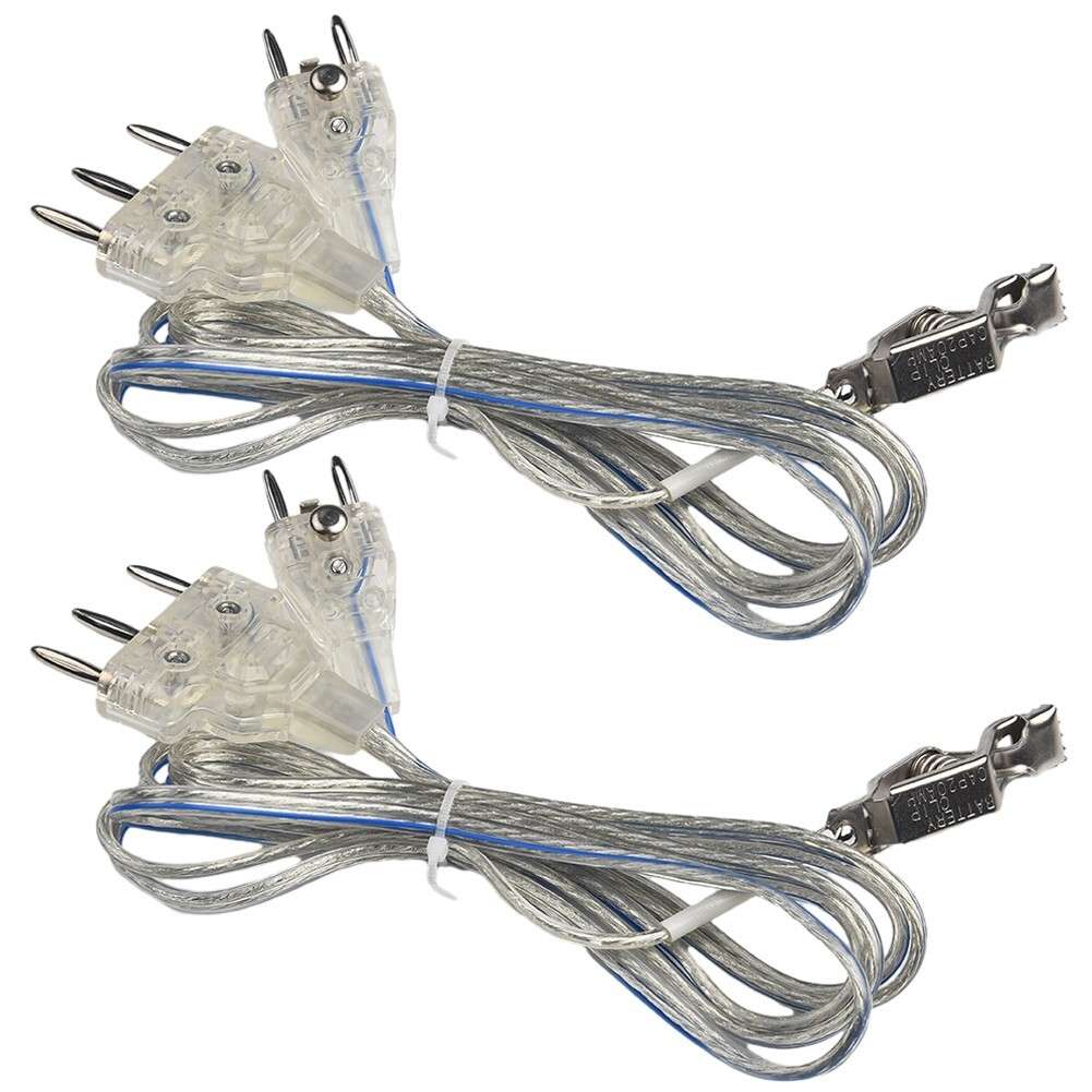 Fencing Connection Cables 2pcs Transparent PVC Suitable For Competitions