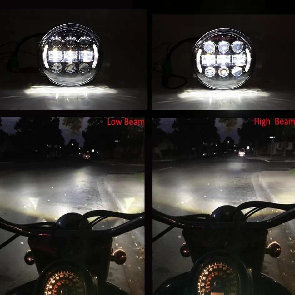 For Yamaha Virago 250 750 535 1100 Vmax 1200 5.75" LED Headlight Projector Hi/Lo