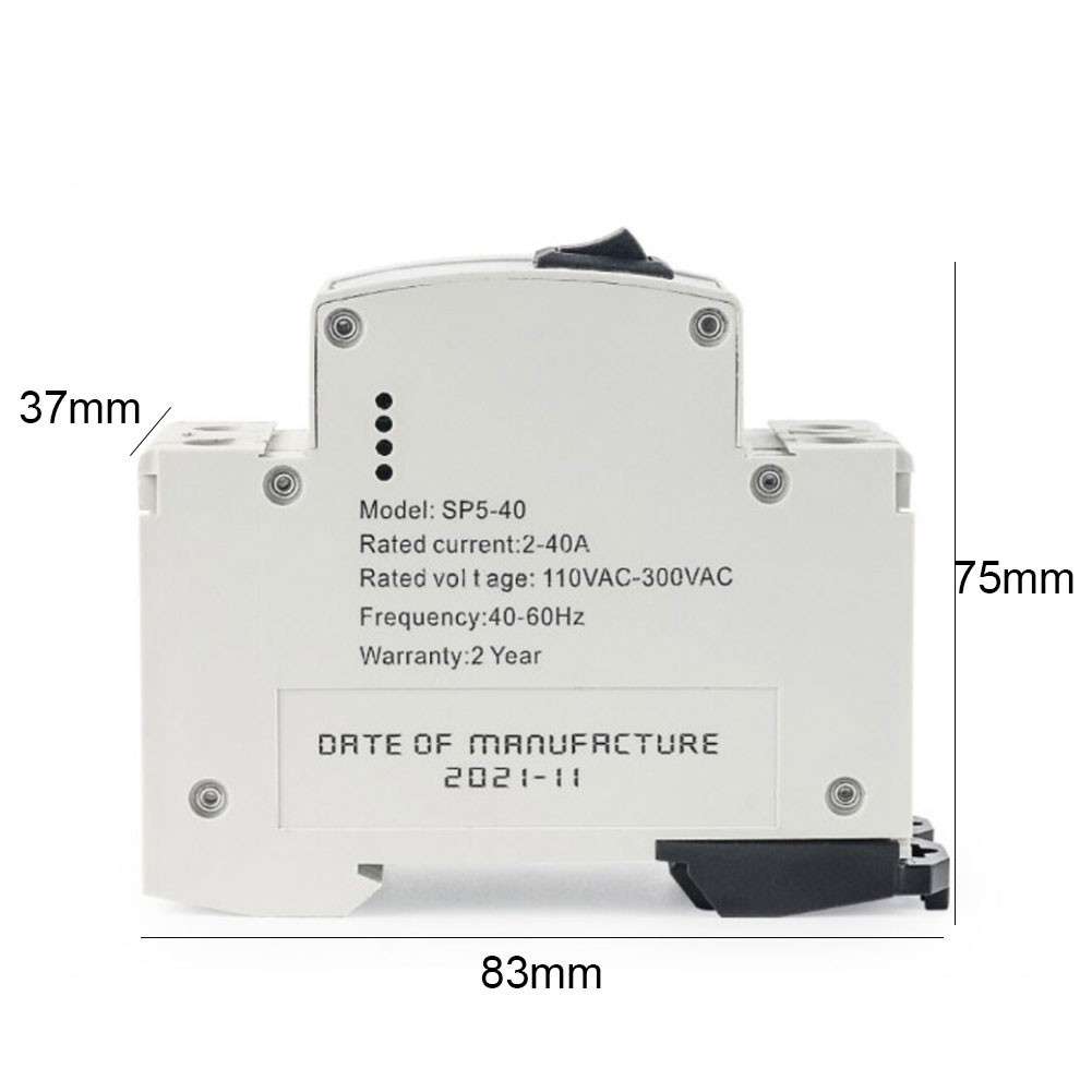 40A Current Limiter With Adjustable Range And LED Indicator For Circuit Use