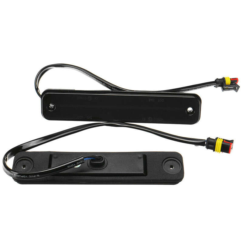 2pcs Smoked LED Front Side Marker Light fit for Hummer H2 2003-2009