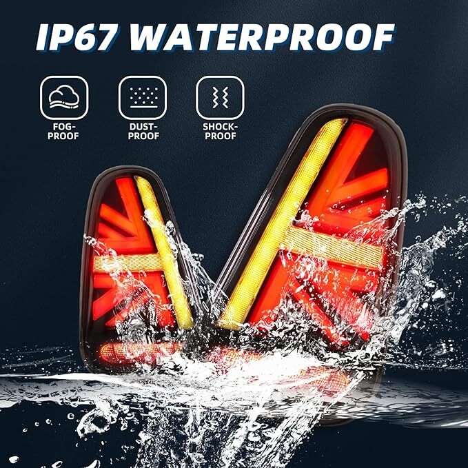 LED Tail Lights Brake Lamps For 2002-2006 BMW Mini Cooper R53 R52 R50 Left+Right