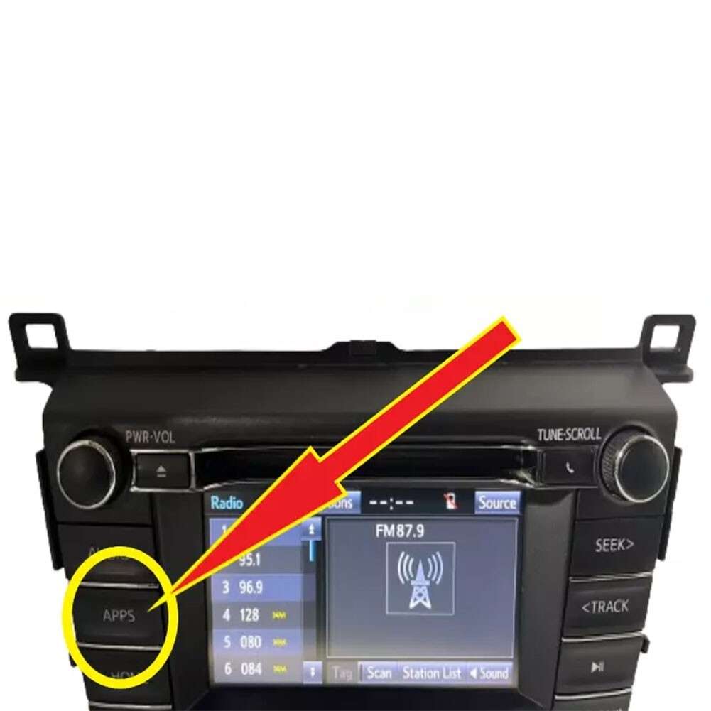 6.1" Touch LCD FOR APPS FOR GPS RADIO For Toyota For RAV4 2014-18 C061VTN01