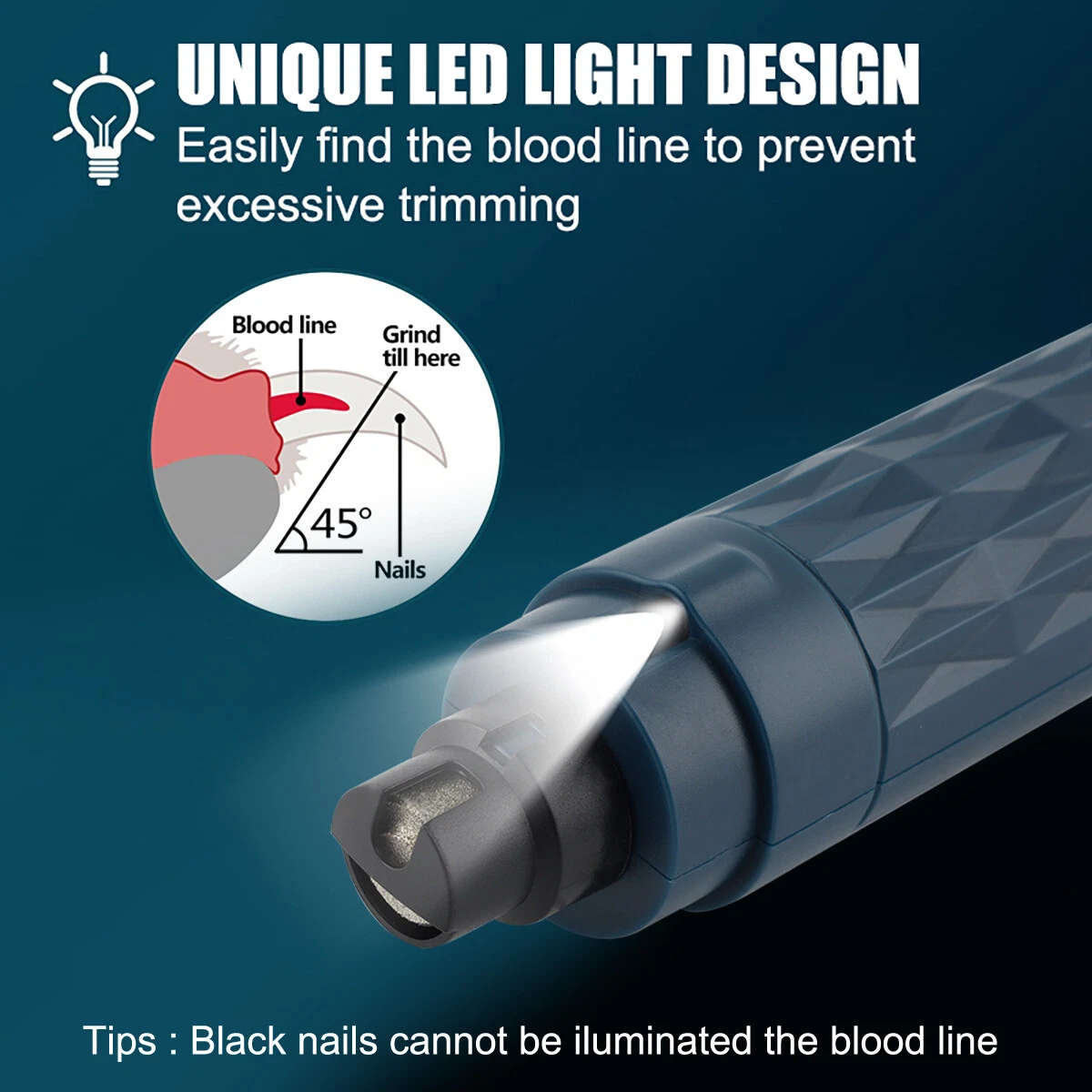 Electric Pet Nail Grinder for Pets