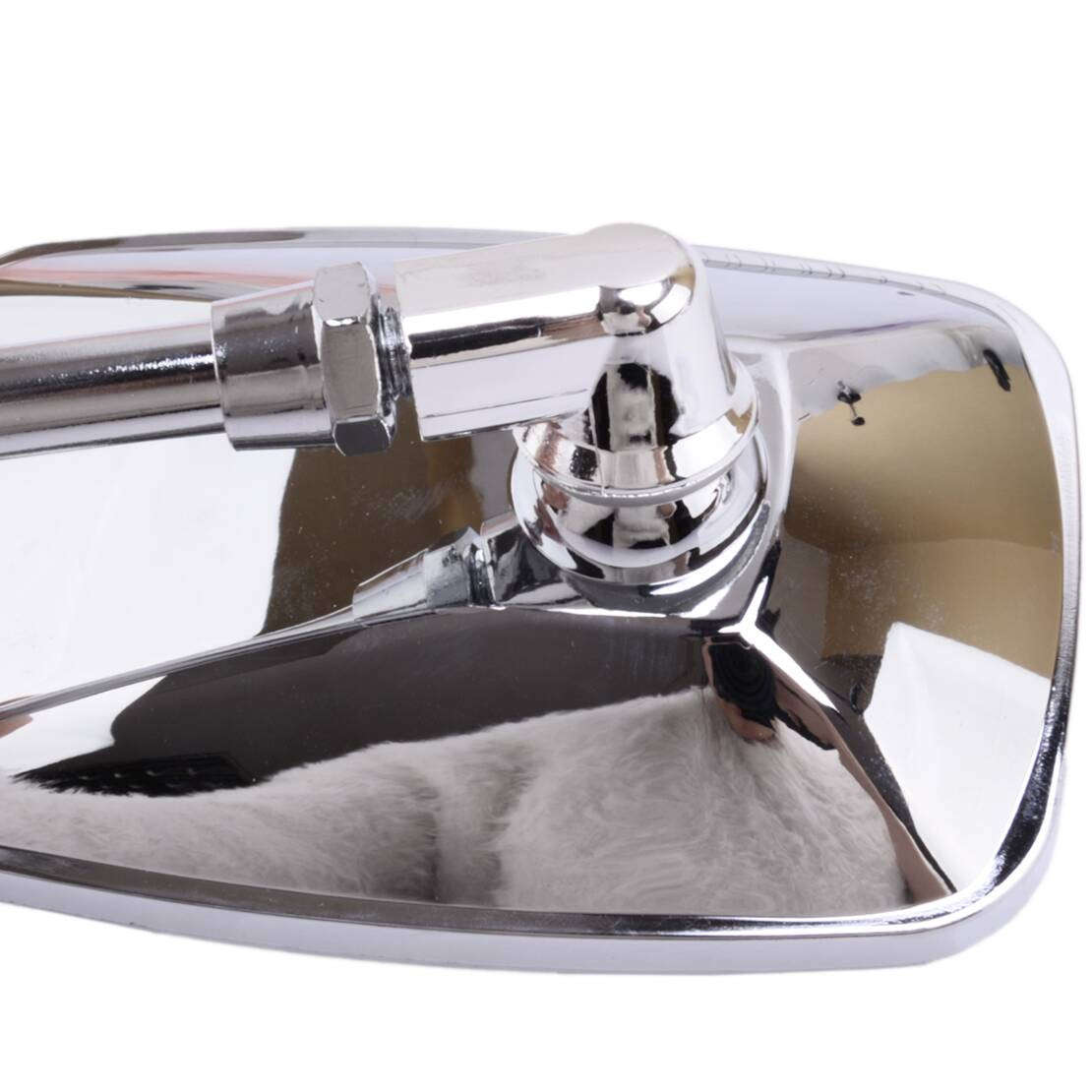 Pair 10mm Motorcycle Rear View Mirror Fit For Honda Suzuki Kawasaki