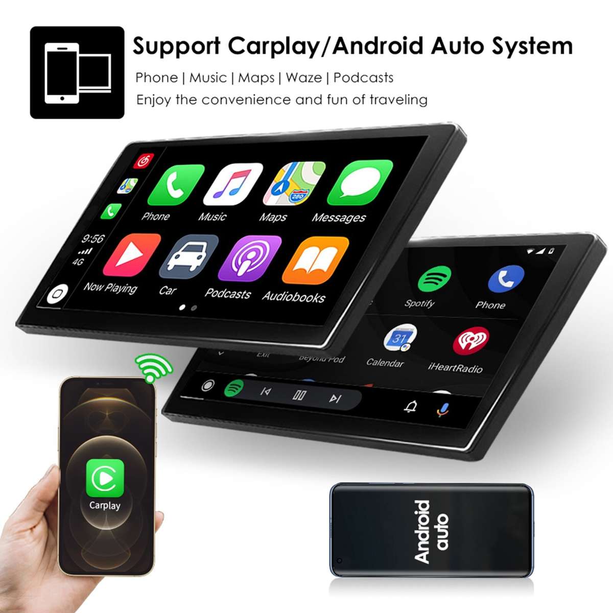 10.1" Android 13 Car Stereo Radio Player For Hyundai Creta IX25 2015-2019 RDS BT