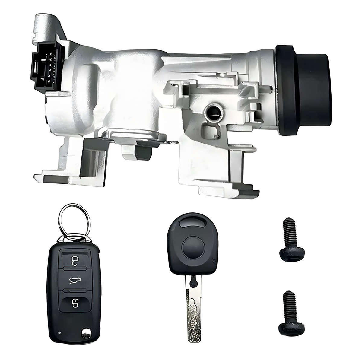 Ignition Switch Lock Assembly For VW Jetta 2006-2018 W/Remote Control Key Shell